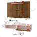 Kit Sala Estar Completa Rack Suspenso Home Classic Painel Star Tv 32 Polegadas Off White/Ripado - Lojas RPM