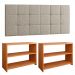 Kit Sapateira Compacta Assento Banquinho Quarto Cinamomo Cabeceira Cama Box King Size 1,95 Bege Linho - Lojas RPM