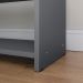 Kit Sapateira Compacta Assento Banquinho Quarto Cinza Cabeceira Cama Box King Size 1,95 Suede - Lojas RPM