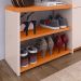 Kit Sapateira Milano Closet Prateleira Organizadora Calçados Banquinho Hall Entrada Gaveta Basculante Off White/Cinamomo - Lojas RPM
