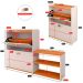 Kit Sapateira Milano Closet Prateleira Organizadora Calçados Banquinho Hall Entrada Gaveta Basculante Off White/Cinamomo - Lojas RPM