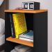 Mesa Cabeceira Charme Mesinha Lateral Cama Box Nicho Prateleira Organizadora Decoração Quarto Preto/Cinamomo - Lojas RPM