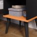 Mesa Cabeceira Charme Mesinha Lateral Cama Box Nicho Prateleira Organizadora Decoração Quarto Preto/Cinamomo - Lojas RPM