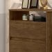 Mesa Cabeceira Lotus 2 Gavetas Nicho Porta Objetos Pés Palito Madeira Decoração Quarto Jequitibá - Lojas RPM