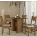 Mesa Milano 4 Lugares Retangular Ambiente Sala Jantar Cozinha Decoração Elegante Retrô - Carvalho