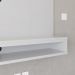 Painel Cissa Tv 32 36 39 40 42 46 47 50 Polegadas Prateleira Nicho Decorativo Suspenso Quarto Sala -Branco - RPM