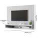 Painel Cissa Tv 32 36 39 40 42 46 47 50 Polegadas Prateleira Nicho Decorativo Suspenso Quarto Sala -Branco - RPM