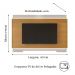 Painel Grande 2,07m TV 32 42 47 48 50 55 60 65 70 Polegadas LED Sala Estar Michigan- Lojas RPM