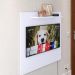 Painel Star Tv 32 Polegadas Prateleira Superior Inferior 90x90 Decoração Multiuso Sala Estar Quarto Recepção Branco - Lojas RPM