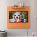 Painel Star Tv 32 Polegadas Prateleira Superior Inferior 90x90 Decoração Multiuso Sala Estar Quarto Recepção Cinamomo - Lojas RPM