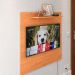 Painel Star Tv 32 Polegadas Prateleira Superior Inferior 90x90 Decoração Multiuso Sala Estar Quarto Recepção Cinamomo - Lojas RPM