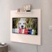 Painel Star Tv 32 Polegadas Prateleira Superior Inferior 90x90 Decoração Multiuso Sala Estar Quarto Recepção Off White - Lojas RPM