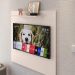 Painel Star Tv 32 Polegadas Prateleira Superior Inferior 90x90 Decoração Multiuso Sala Estar Quarto Recepção Off White - Lojas RPM