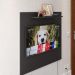 Painel Star Tv 32 Polegadas Prateleira Superior Inferior 90x90 Decoração Multiuso Sala Estar Quarto Recepção Preto - Lojas RPM