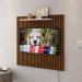 Painel Star Tv 32 Polegadas Prateleira Superior Inferior 90x90 Decoração Multiuso Sala Estar Quarto Recepção Ripado/Off White - Lojas RPM