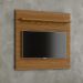 Painel Yan Tv 27 29 32 Polegadas Prateleira Superior Inferior Porta Objetos Decoração Sala Quarto Multiuso Cumarú - Lojas RPM