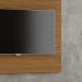 Painel Yan Tv 27 29 32 Polegadas Prateleira Superior Inferior Porta Objetos Decoração Sala Quarto Multiuso Cumarú - Lojas RPM