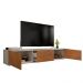 Rack Bancada Eros 1.8m TV 32 40 42 47 50 55 60 Polegadas 2 Portas Gaveta Organizadora Sala Quarto Moderno Off/Cedro - RPM
