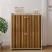 Sapateira Closet Vertical Organizadora 12 Pares Calçados Unissex Prateleira 2 Andares Gavetas Basculante Fendi/Ripado - Lojas RPM