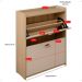 Sapateira Closet Vertical Organizadora 12 Pares Calçados Unissex Prateleira 2 Andares Gavetas Basculante Hanover/Fendi - Lojas RPM