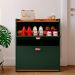 Sapateira Closet Vertical Organizadora 12 Pares Calçados Unissex Prateleira 2 Andares Gavetas Basculante Verde/Cedro - Lojas RPM