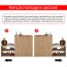 Sapateira Vertical Milano 2 Gavetas Basculantes Prateleira Porta Calçados Banquinho Hall Entrada Canto Quarto Retrô - Hanover - RPM