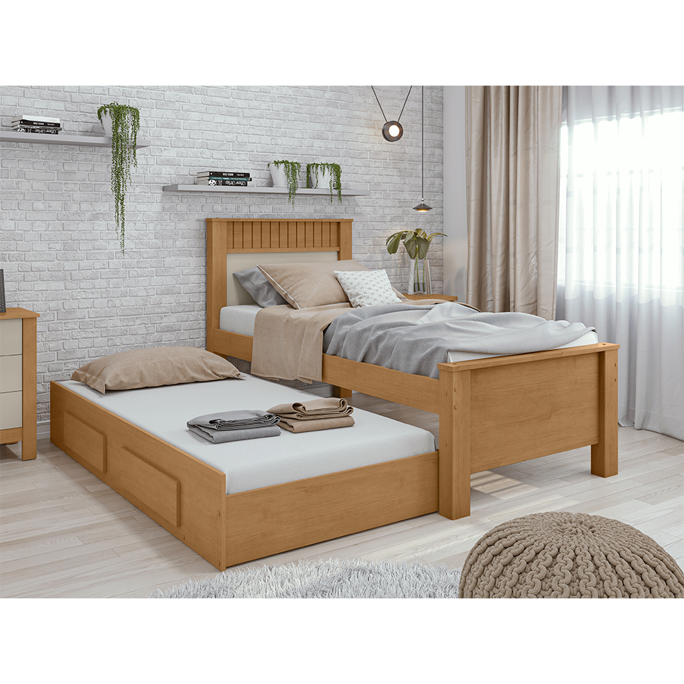 Bicama Athenas Flex Amêndoa e Off White