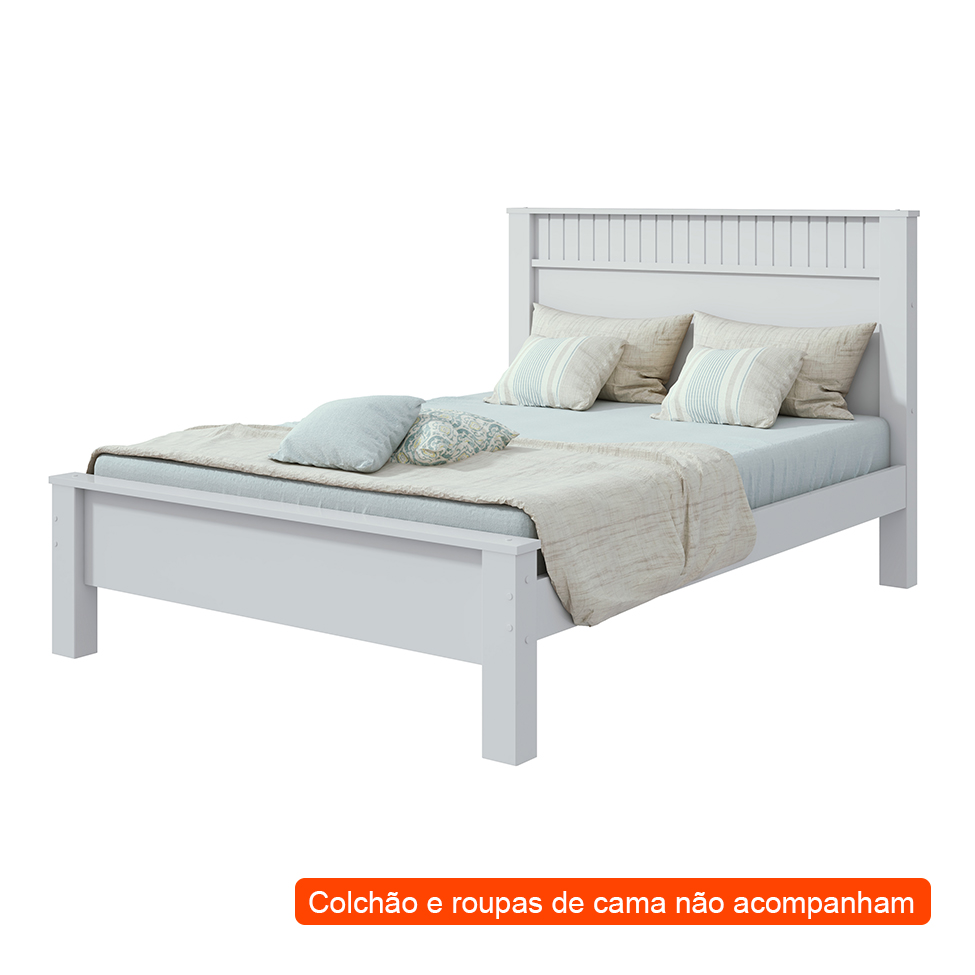 Cama Casal Athenas Branca