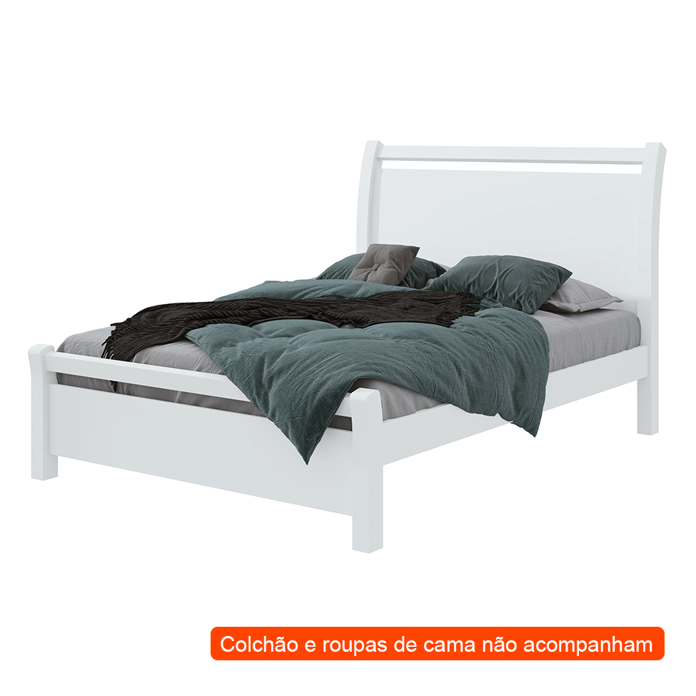 Cama Casal Reali Branca