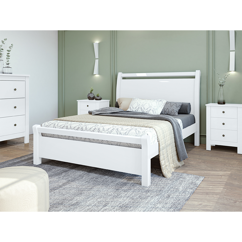 Cama Casal Reali Branca