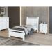 Cama Solteiro Reali Branca