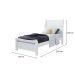 Cama Solteiro Reali Branca