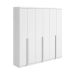 Guarda-Roupa Casal Alonzo 6 Portas 4 Gavetas Branco