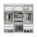Guarda-Roupa Casal Alonzo 6 Portas 4 Gavetas Branco