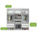 Guarda-Roupa Casal Alonzo 6 Portas 4 Gavetas Branco