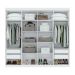 Guarda-Roupa Casal Andara 8 Portas 4 Gavetas Branco