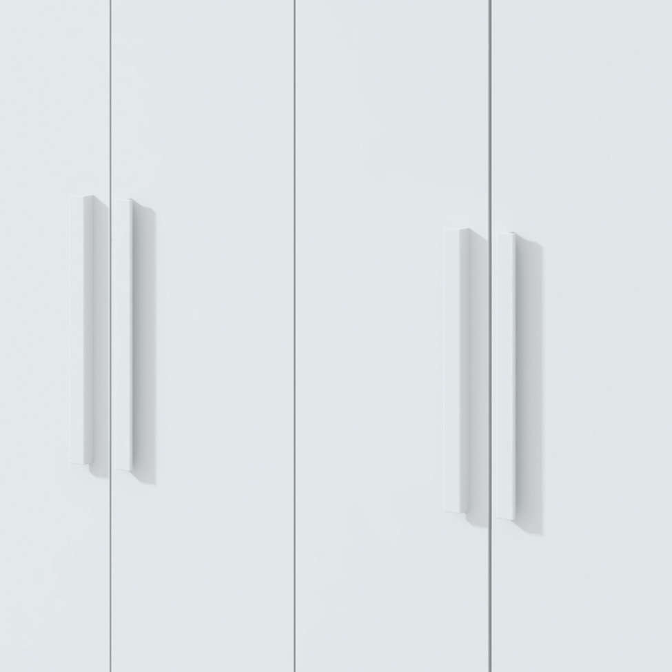 Guarda-Roupa Casal Andara 8 Portas 4 Gavetas Branco