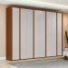 Guarda-Roupa Casal Ergon 8 Portas 6 Gavetas Frassino e Off White