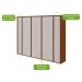Guarda-Roupa Casal Ergon 8 Portas 6 Gavetas Frassino e Off White