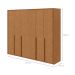 Guarda-Roupa Casal Imperatore 6 Portas 6 Gavetas Amêndoa Clean