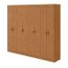 Guarda-Roupa Casal Serenata 8 Portas 6 Gavetas Amêndoa Clean