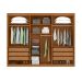 Guarda-Roupa Casal Suavitá 6 Portas 6 Gavetas Amêndoa Clean e Off White