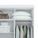 Guarda-Roupa Casal com Espelho Andara 8 Portas 4 Gavetas Branco
