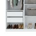 Guarda-Roupa Casal com Espelho Andara 8 Portas 4 Gavetas Branco