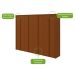 Guarda-Roupa Casal com Espelho Ergon 8 Portas 6 Gavetas Frassino