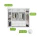 Guarda-Roupa Casal com Espelho Imperatore 6 Portas 8 Gavetas Branco