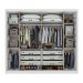 Guarda-Roupa Casal com Espelho Toronto 2 Portas Branco