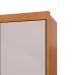Guarda-Roupa Casal com Pés Áries 6 Portas 5 Gavetas Amêndoa Clean e Off White