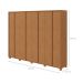 Guarda-Roupa Casal com Pés Ergon 8 Portas 6 Gavetas Amêndoa Clean