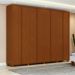 Guarda-Roupa Casal com Pés Ergon 8 Portas 6 Gavetas Frassino